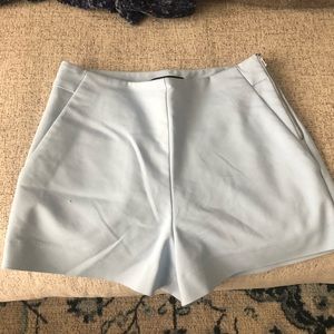 SOLD - High waisted baby blue shorts